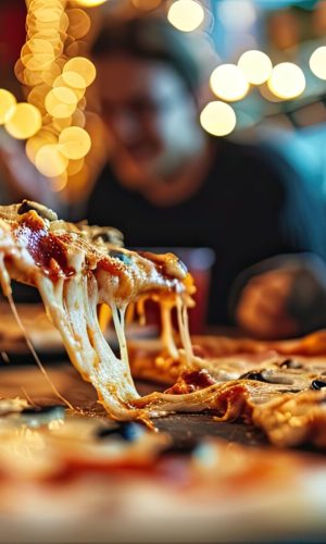 bees with honeycomb with flowers close up, illustration